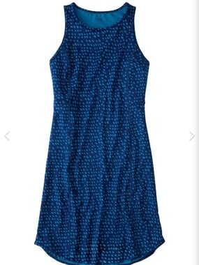 Title Nine Alpha Sleeveless Racerback Dress- Batik Dot